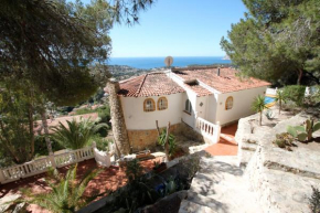 Отель Bellevue - sea view holiday home with private pool in Benissa  Бенисса